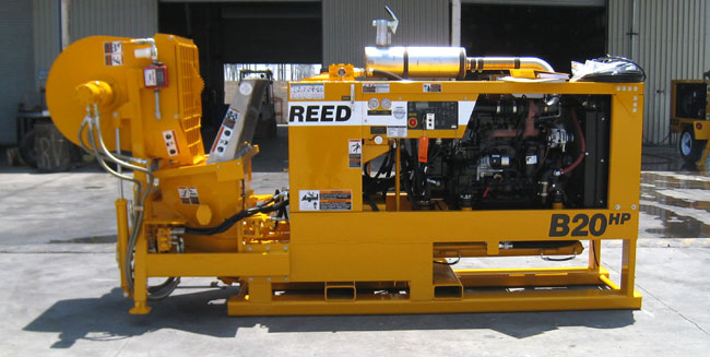 REED Skid Mounted Concrete Pump with Optional Mixer