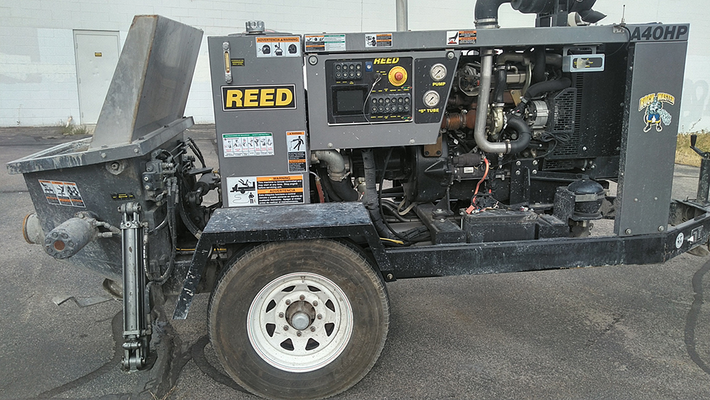 Reed Concrete Pumps Shotcrete Pumps And Guncrete Gunite Machines