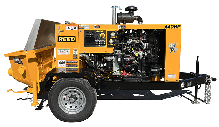 REED A40HP Rockmaster Concrete Pump Image