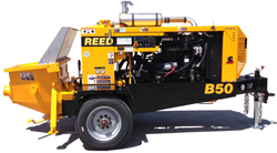 REED Trailer Mounted Concrete Pumps