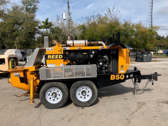 used REED Concrete Pump