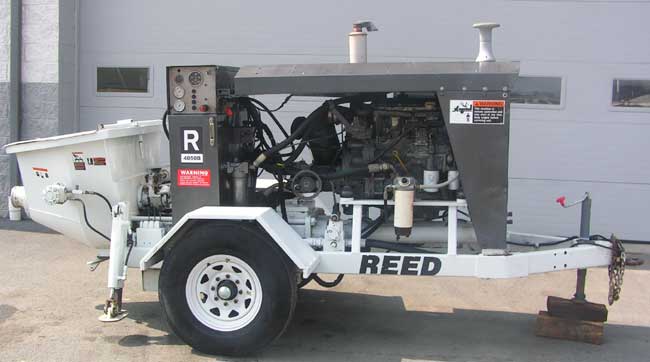 used REED Concrete Pump