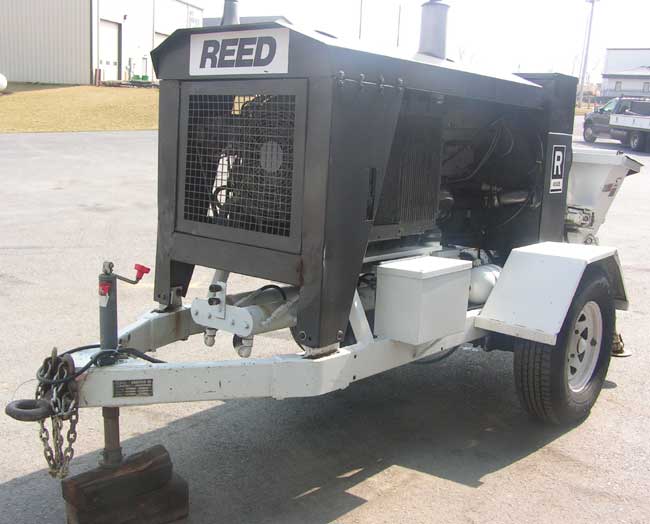 used REED Concrete Pump