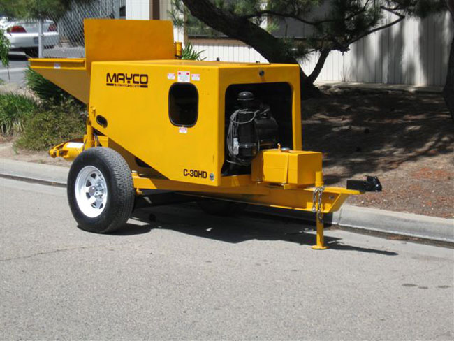 used Mayco concrete pump