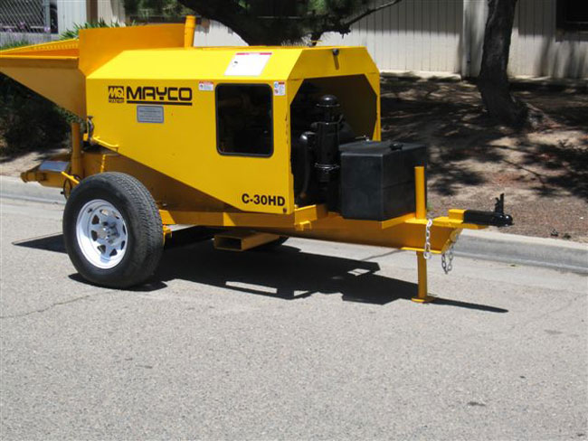 used Mayco concrete pump