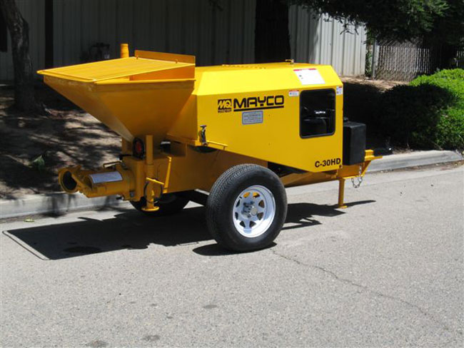 used Mayco concrete pump