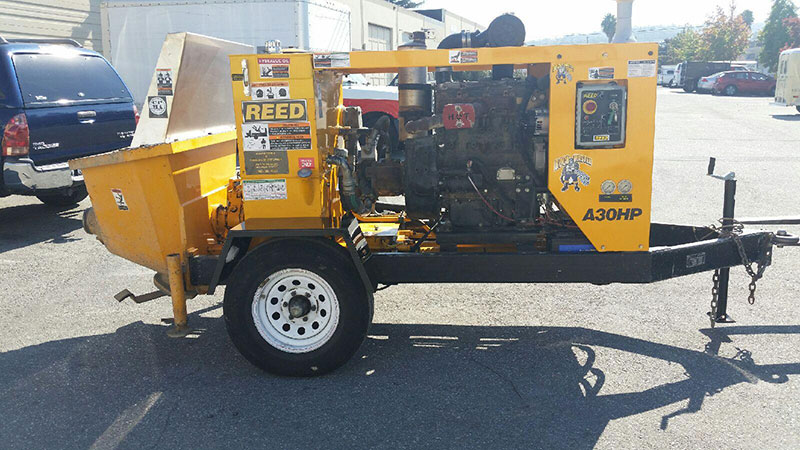 used REED Concrete Pump