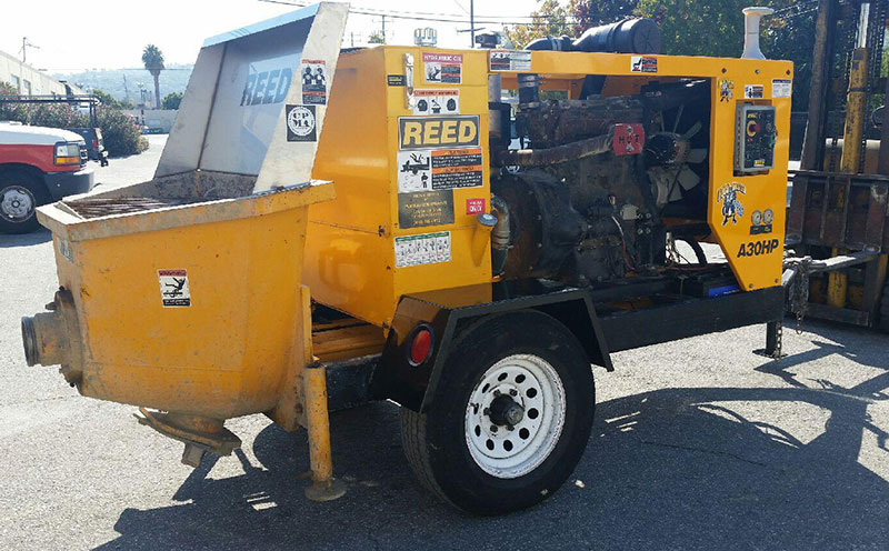 used REED Concrete Pump