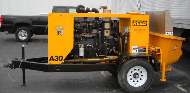 used REED Concrete Pump