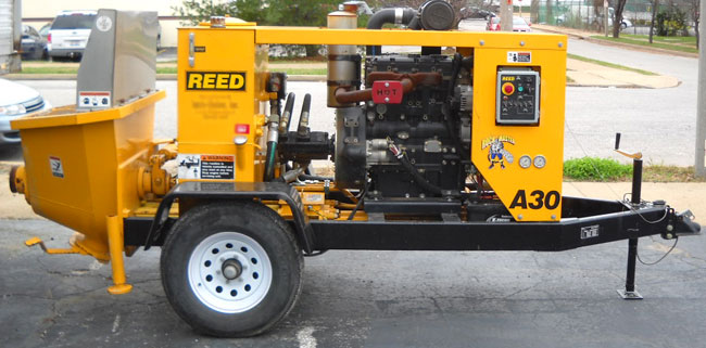 used REED Concrete Pump