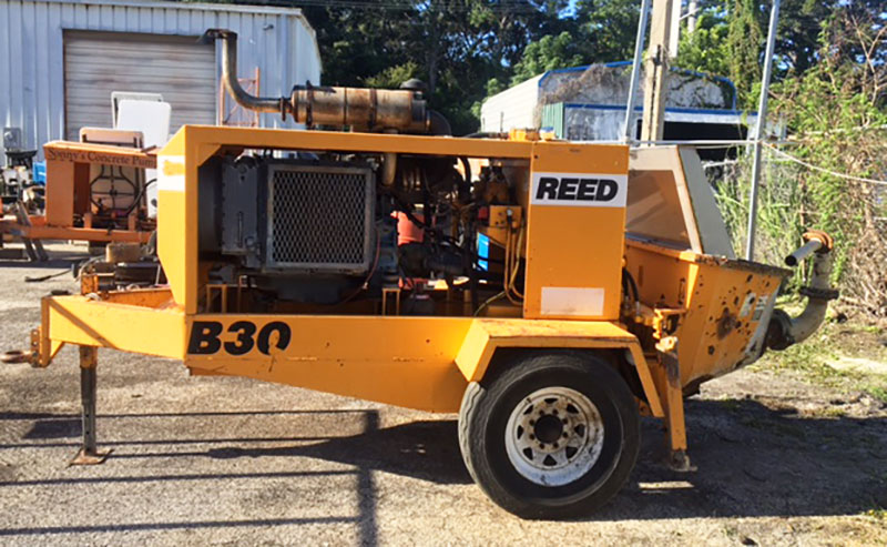 used REED Concrete Pump