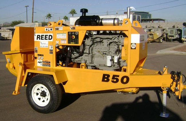 used REED Concrete Pump