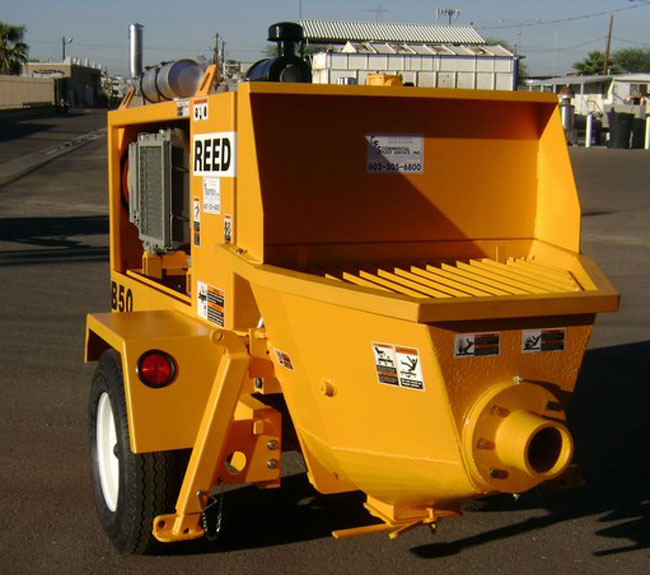 used REED Concrete Pump