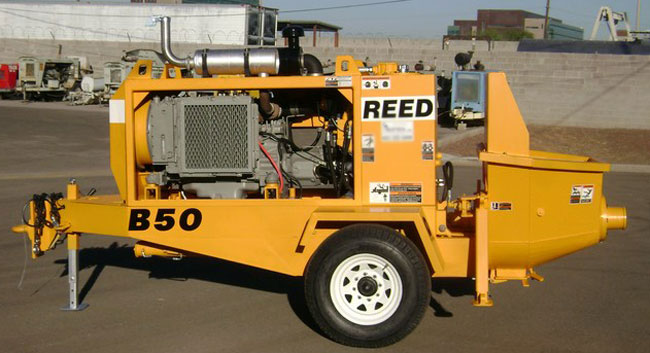 used REED Concrete Pump