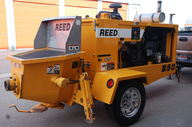 used REED B50 Concrete Pump