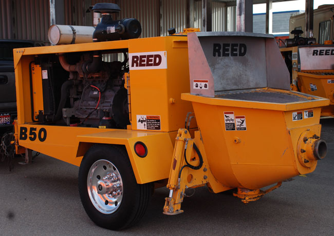 used REED B50 Concrete Pump