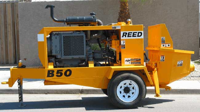 used REED Concrete Pump