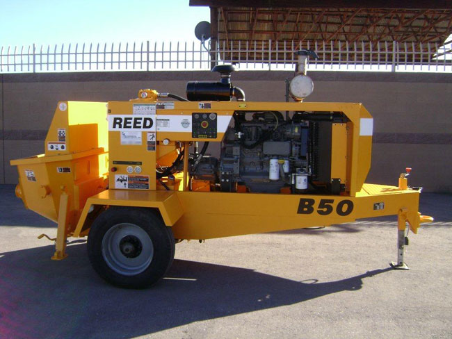 used REED Concrete Pump