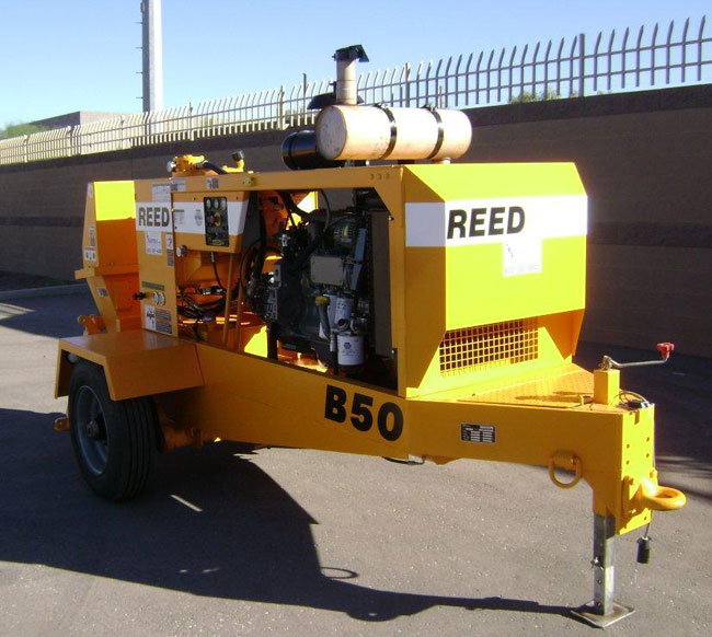 used REED Concrete Pump