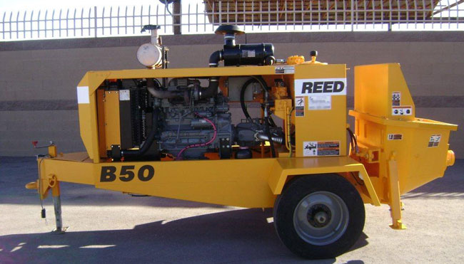 used REED Concrete Pump