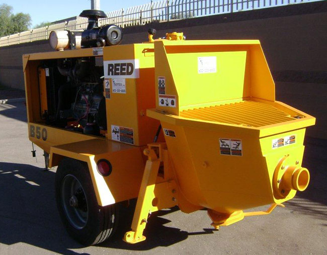 used REED Concrete Pump