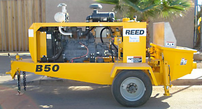 used REED Concrete Pump