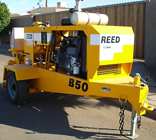 used REED Concrete Pump