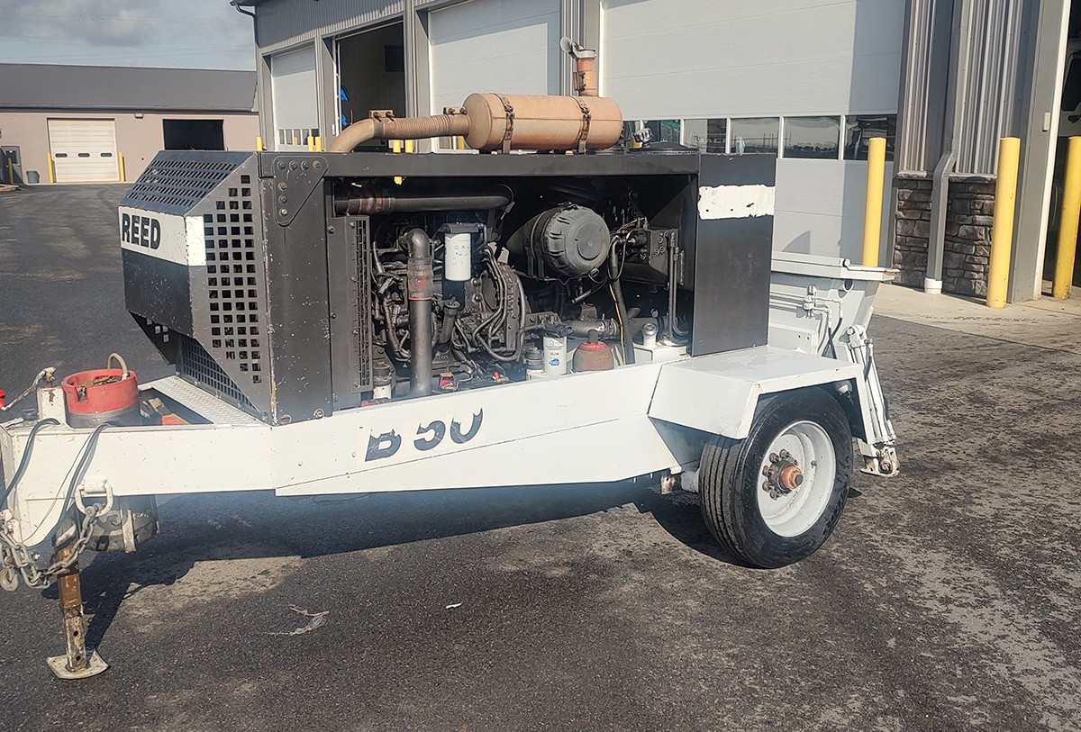 used REED Concrete Pump