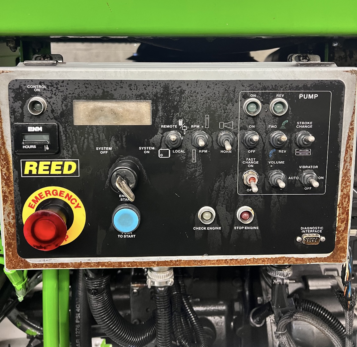 used REED Concrete Pump