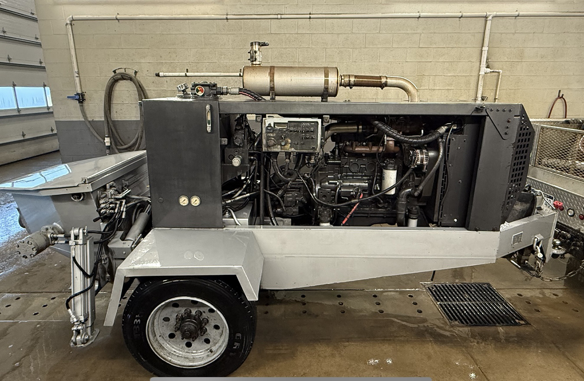 used REED Concrete Pump