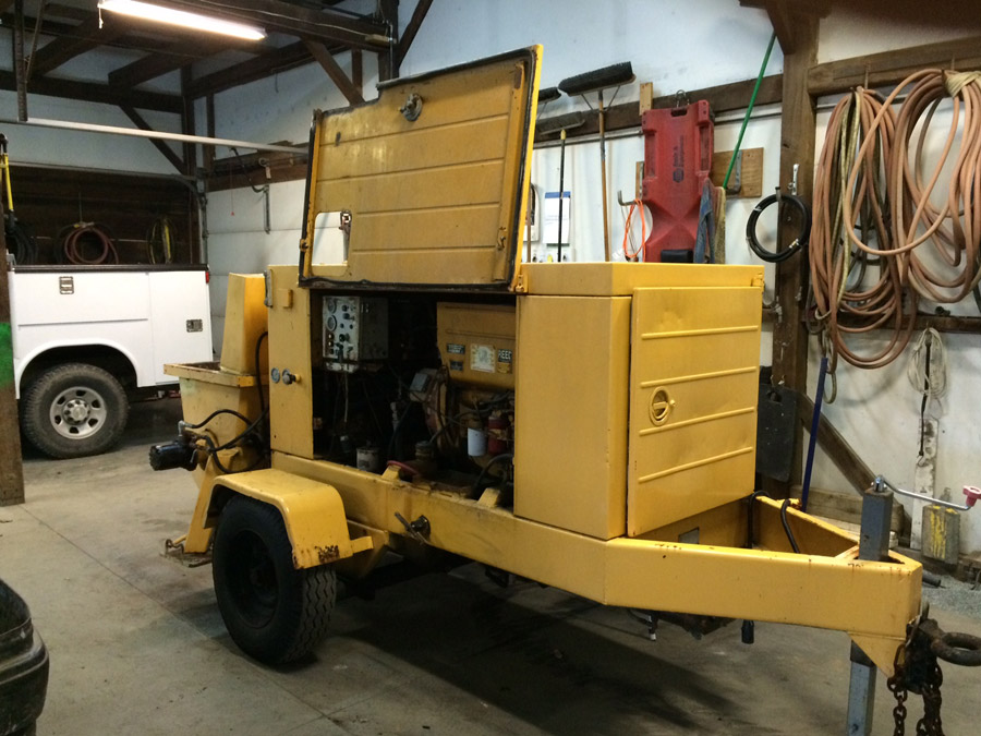 used REED Concrete Pump