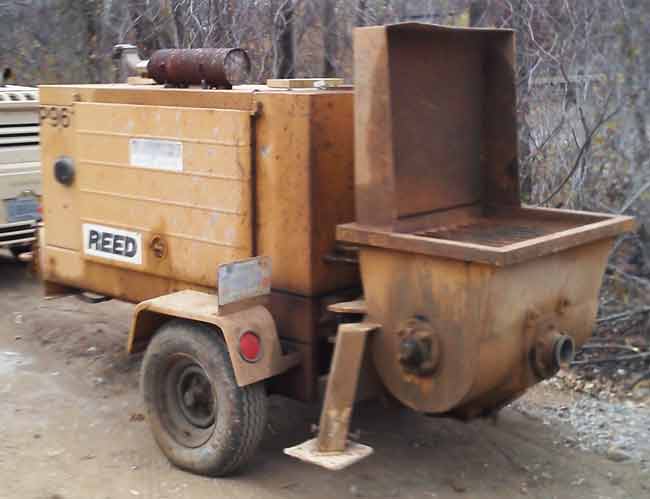 used REED Concrete Pump