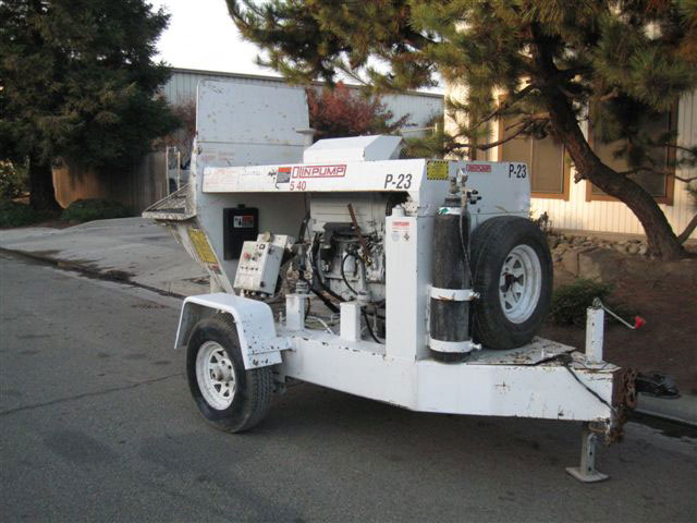 used concrete pump