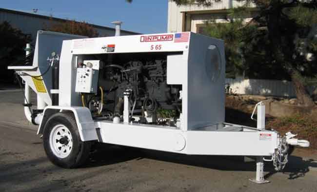 used Olin concrete pump