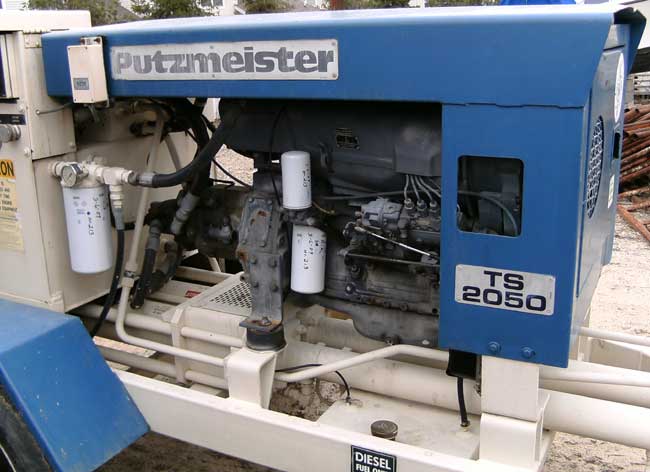 used Putzmeister Concrete Pump