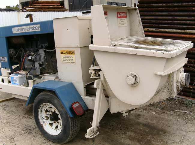 used Putzmeister Concrete Pump