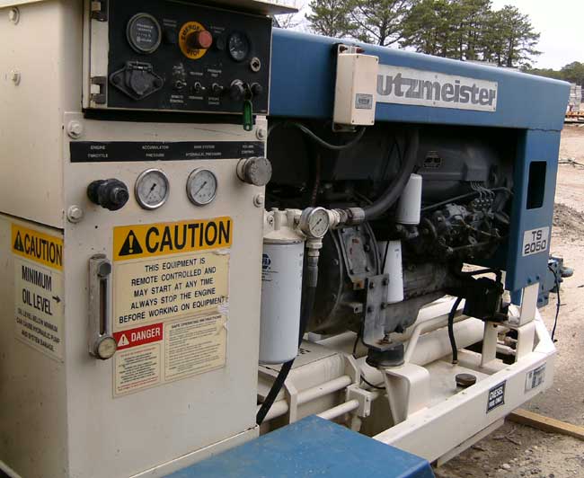 used Putzmeister Concrete Pump