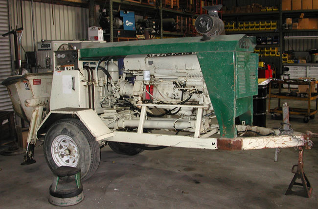 used REED Concrete Pump