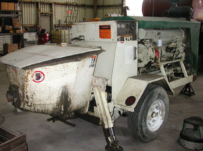 used REED Concrete Pump