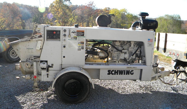 used Schwing Concrete Pump