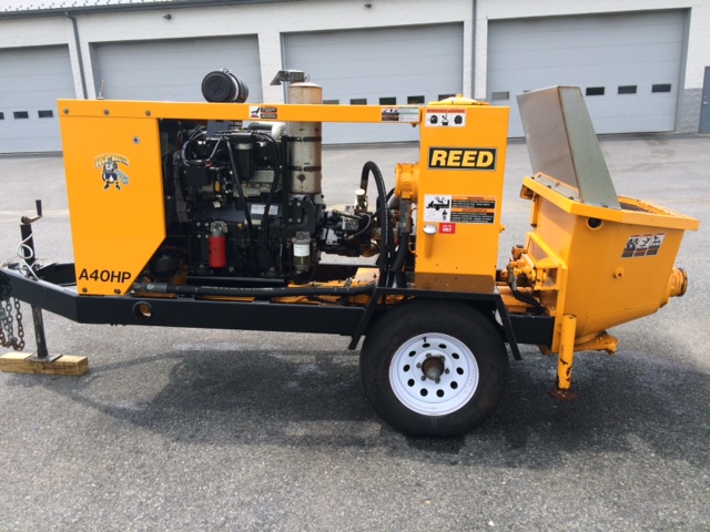 used REED Concrete Pump