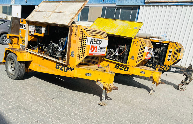 used REED Concrete Pump