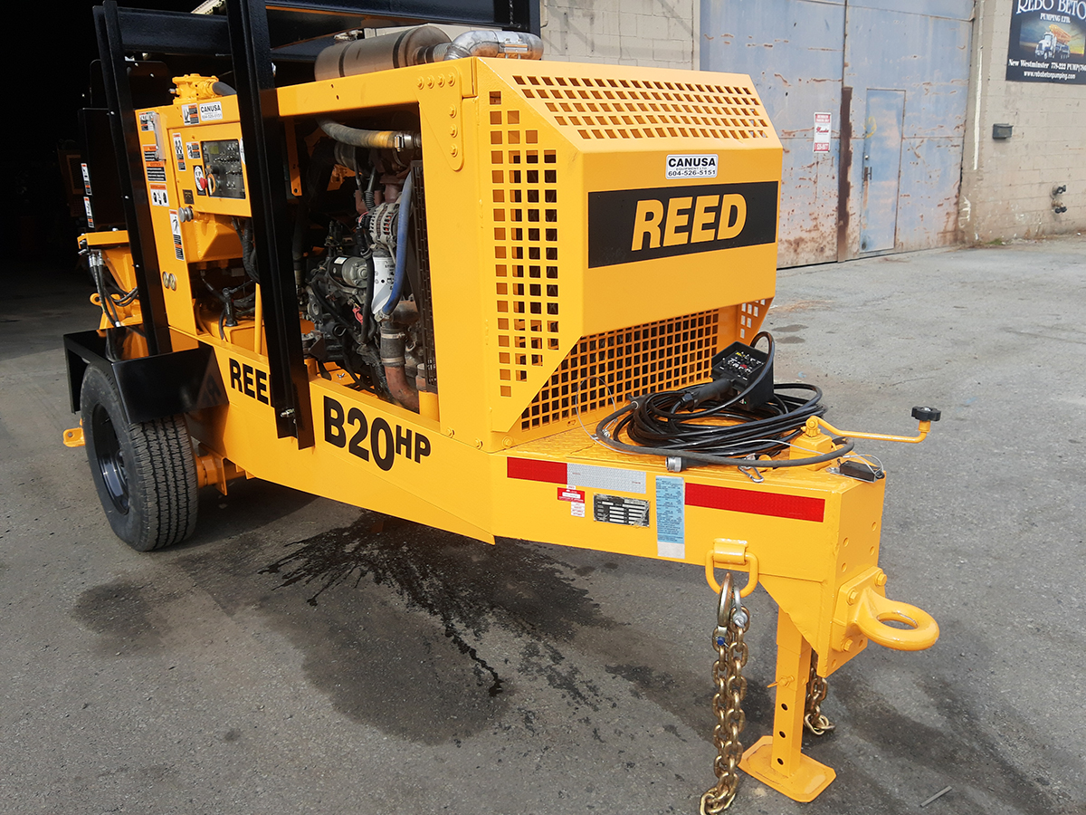 used REED Concrete Pump