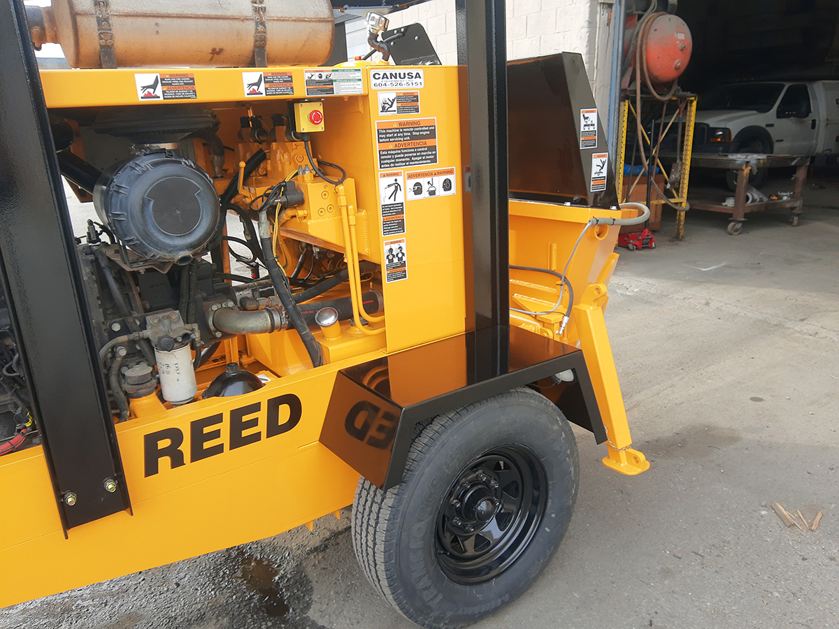 used REED Concrete Pump