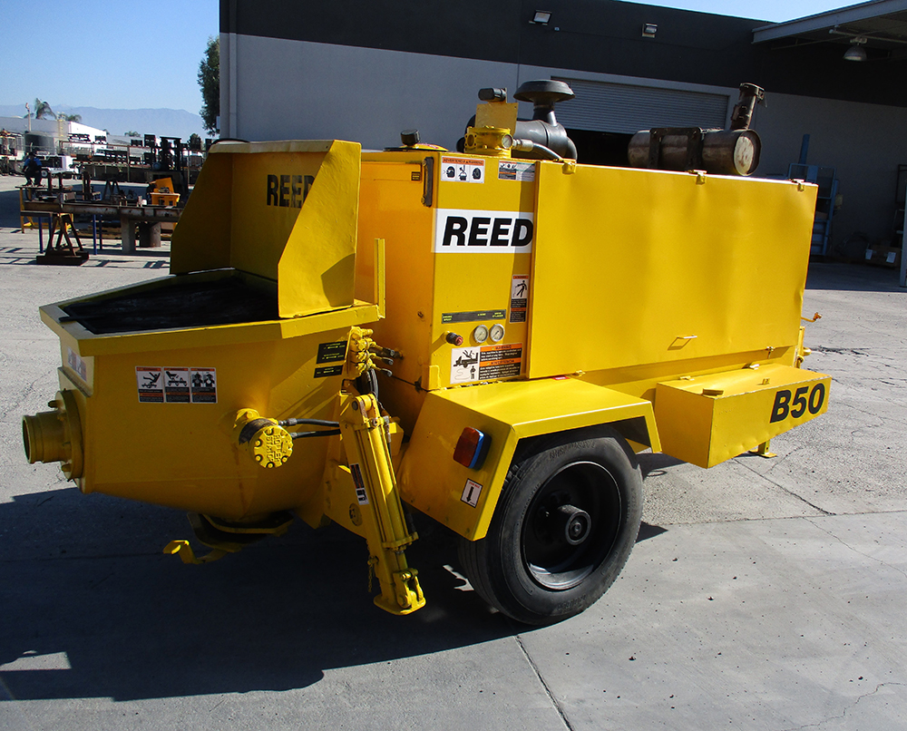 used REED Concrete Pump