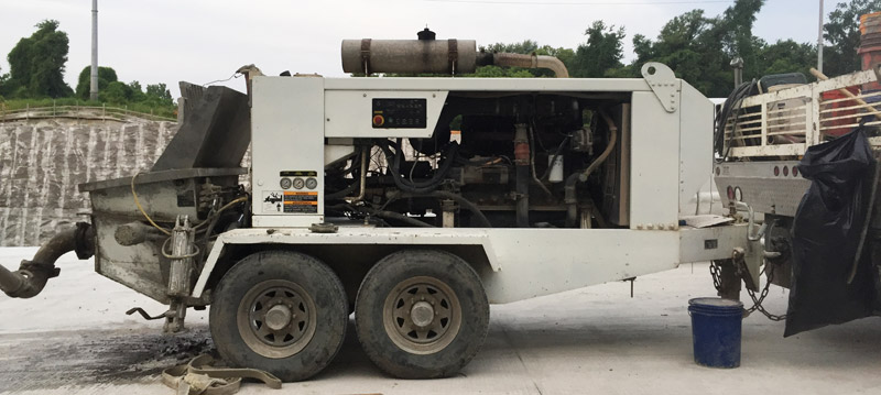 used REED Concrete Pump