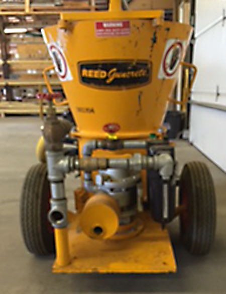 used REED Concrete Pump