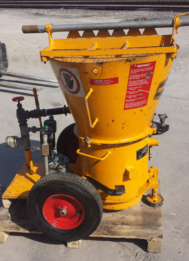 used REED Gunite Machine