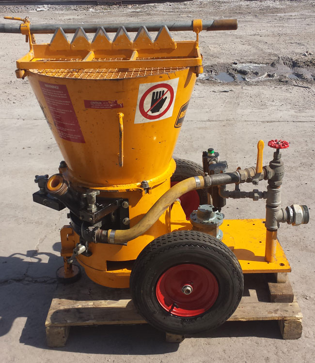 used REED Gunite Machine