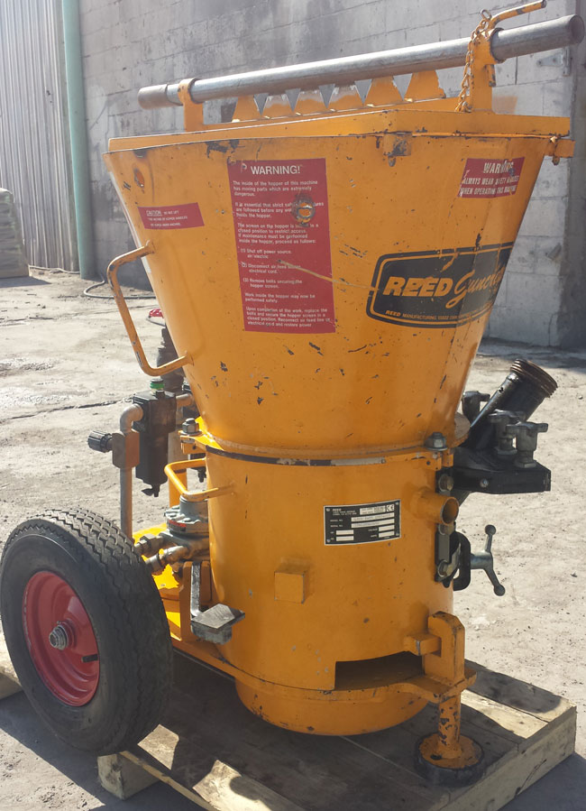 used REED Gunite Machine